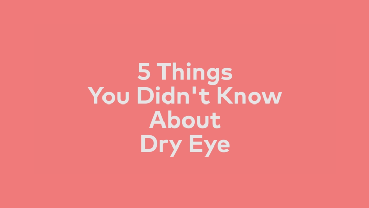 dry eye video image