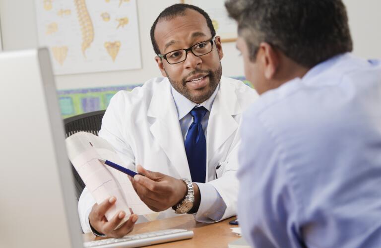 l'Uomo con il medico