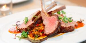 Foods to Avoid When You Have Cancer and more rack of medium rare-cooked lamb with vegetables