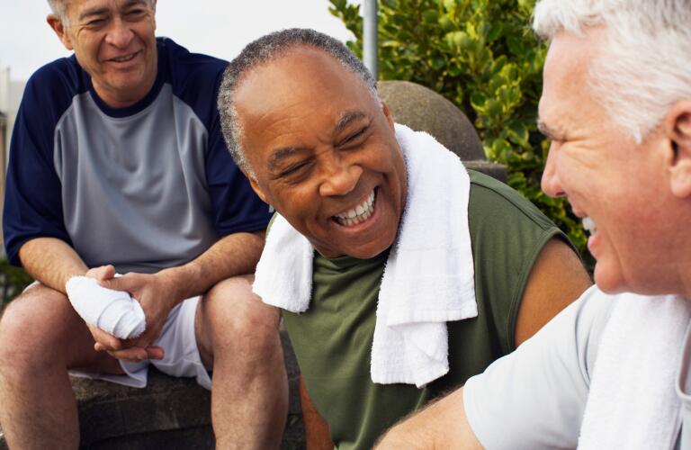 Senior-Men-Socializing