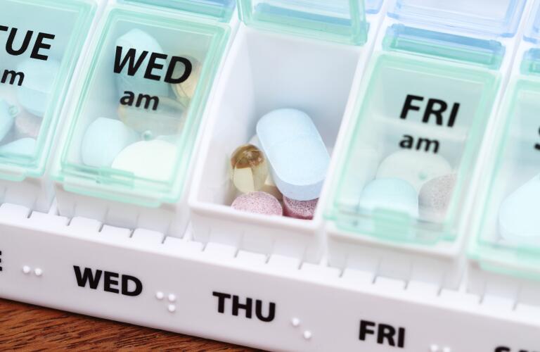 Medicine Pill Box Daily Planner
