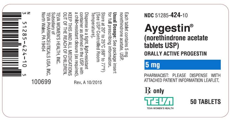 Aygestin 5 mg tablet