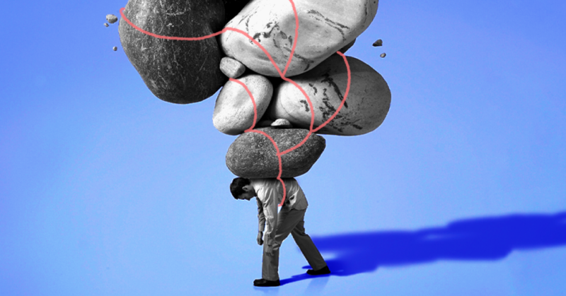 there is a collage of a person with hot stones on their back