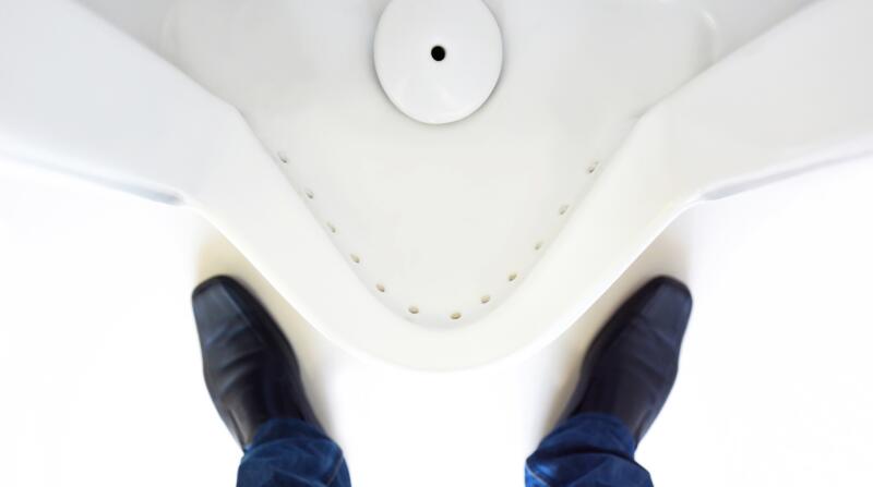 bathroom sink method for prostate health