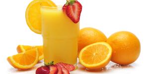 Fresh orange juice