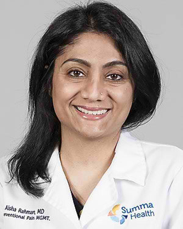 Dr. Aisha Rahman, MD, Interventional Pain Medicine Physician - Akron ...