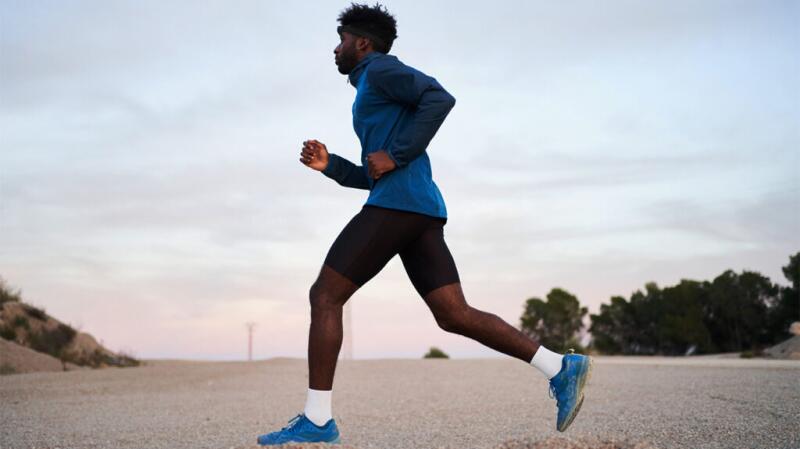 Male running