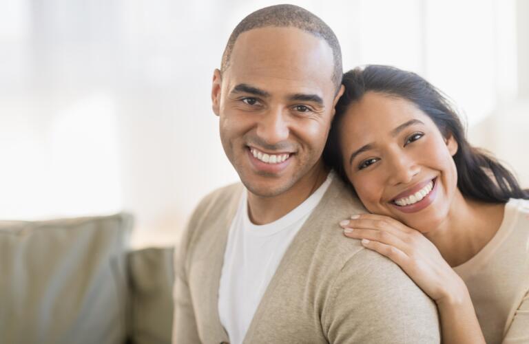 Portrait of young couple