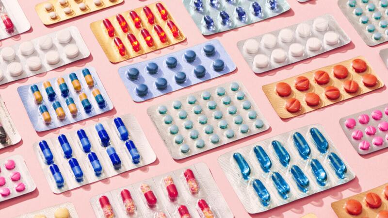 An assortment of pills