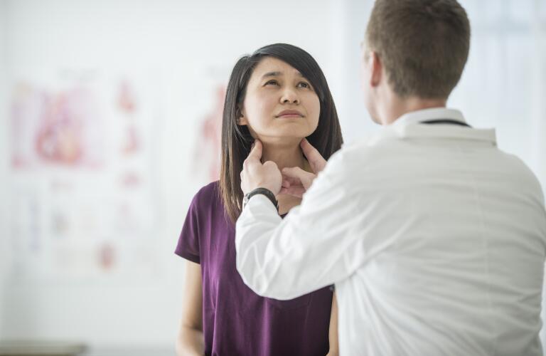 Thyroid exam