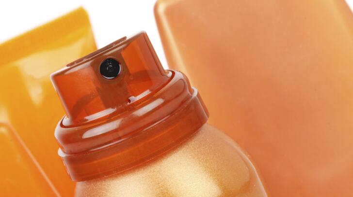 Self tanning spray and tubes