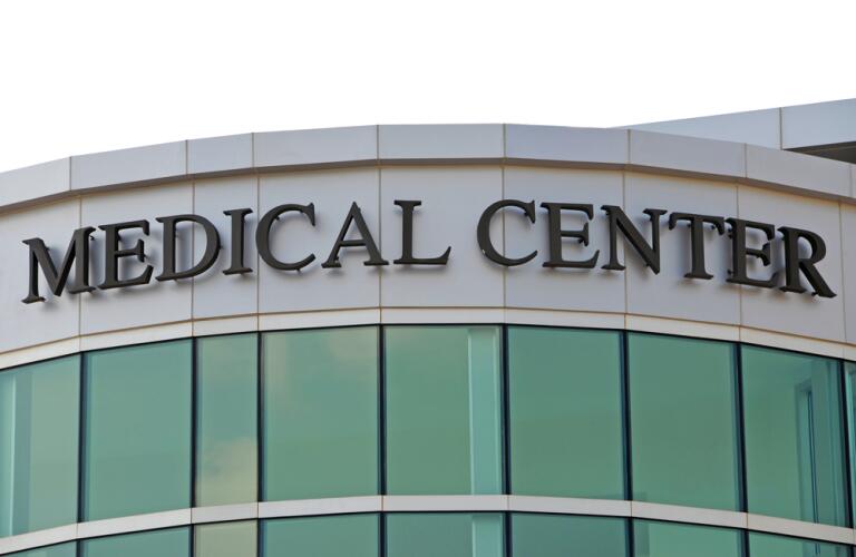 Medical Center sign