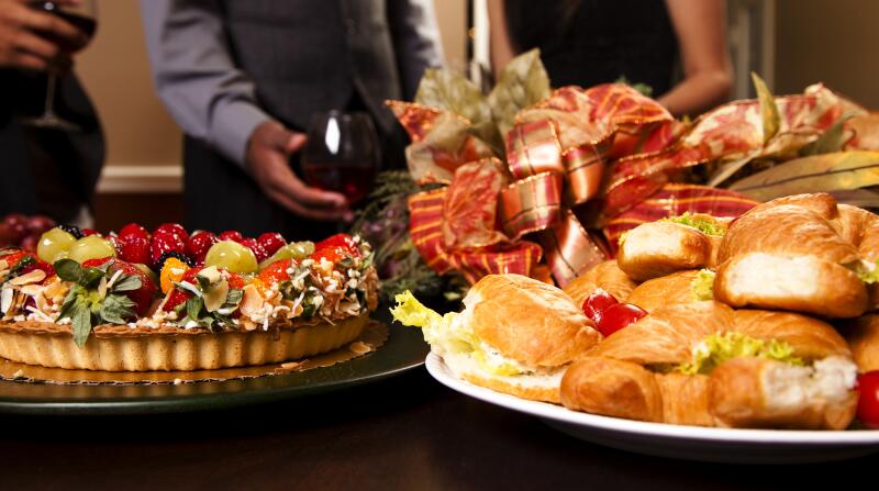 food-at-holiday-party