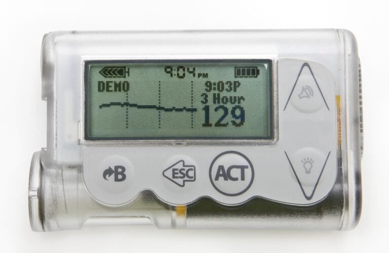 Silver Insulin Pump
