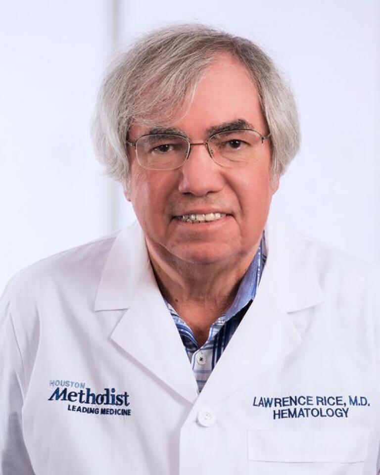 Dr. Lawrence Rice, MD, Hematologist - Houston, TX | Sharecare