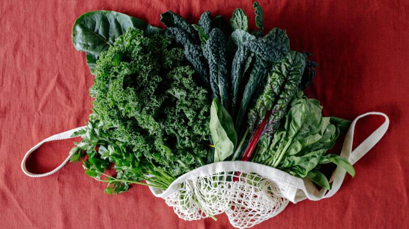 greens in a bag