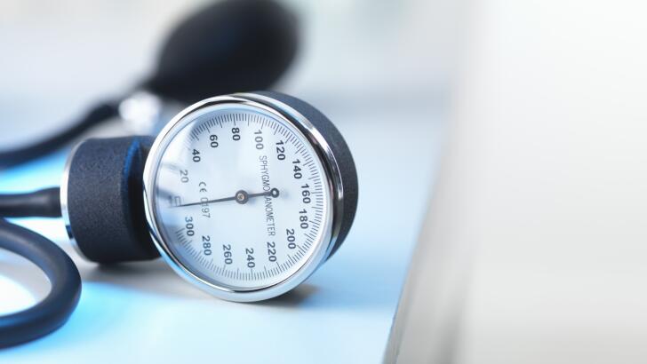 Blood pressure gauge in Doctors surgery