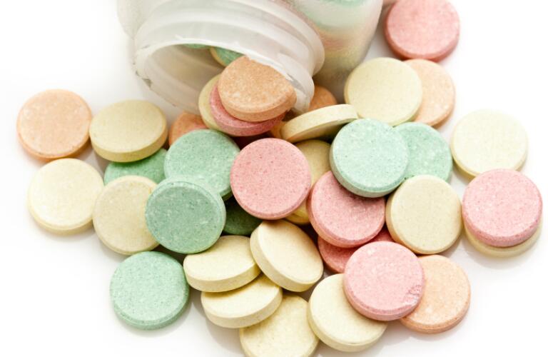 Multicolor Antiacid Tablets