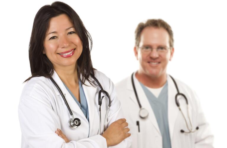 smiling doctors