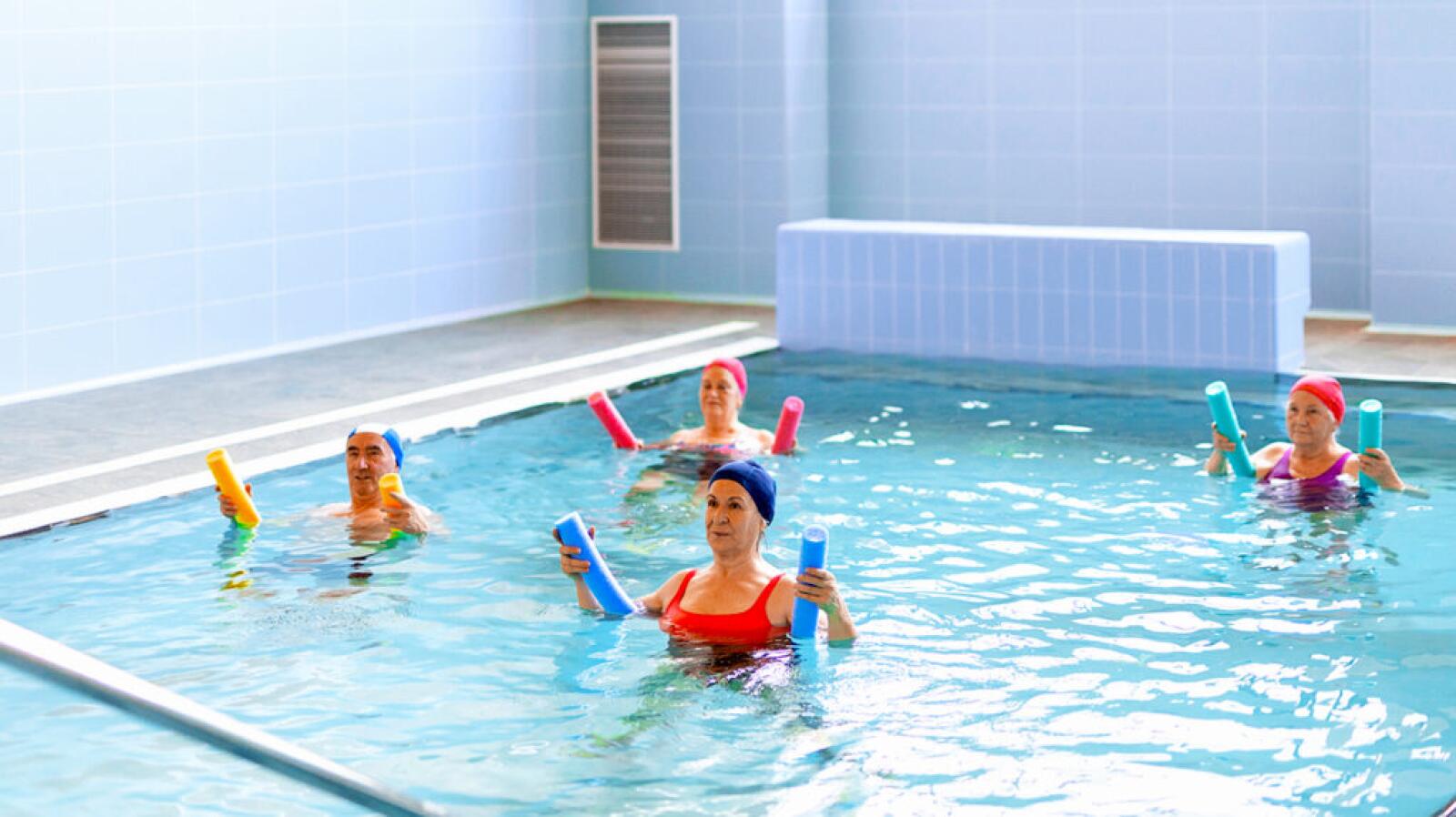 Pool Exercises: 10 Workout Ideas, Benefits, Safety, and More