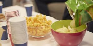 Foods to Avoid When You Have Cancer and more potato chips and other junk food at party