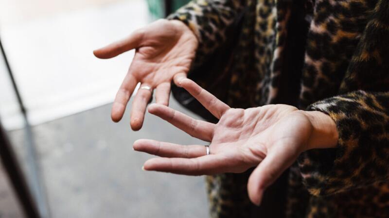 Female hands