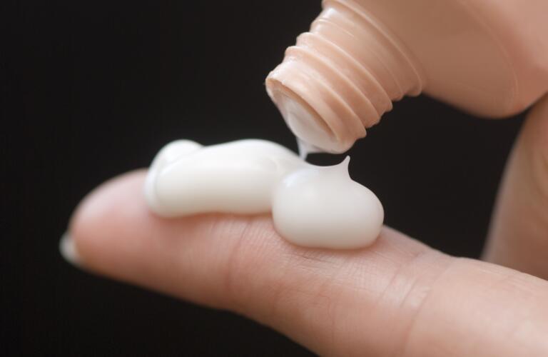 ointment-on-finger