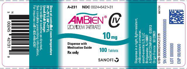Ambien 10 mg generic