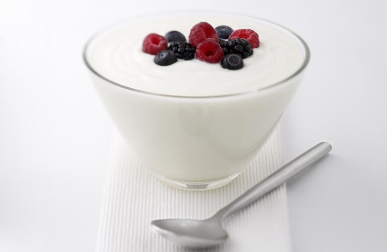 yogurt-and-fruit-with-spoon