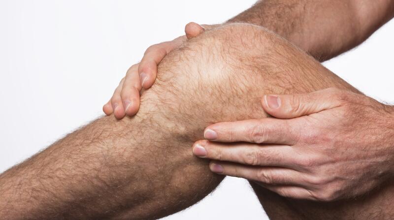 holding knee
