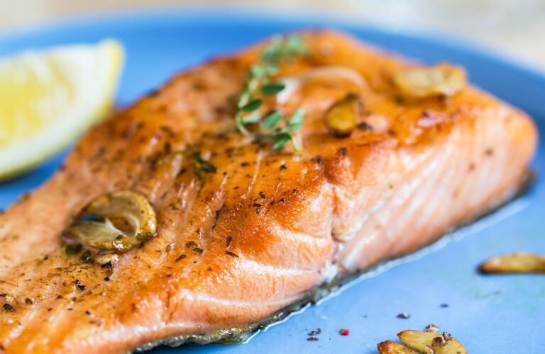 salmon dish
