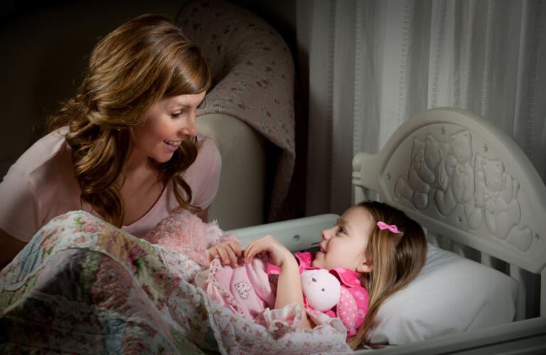 Child ready for bedtime
