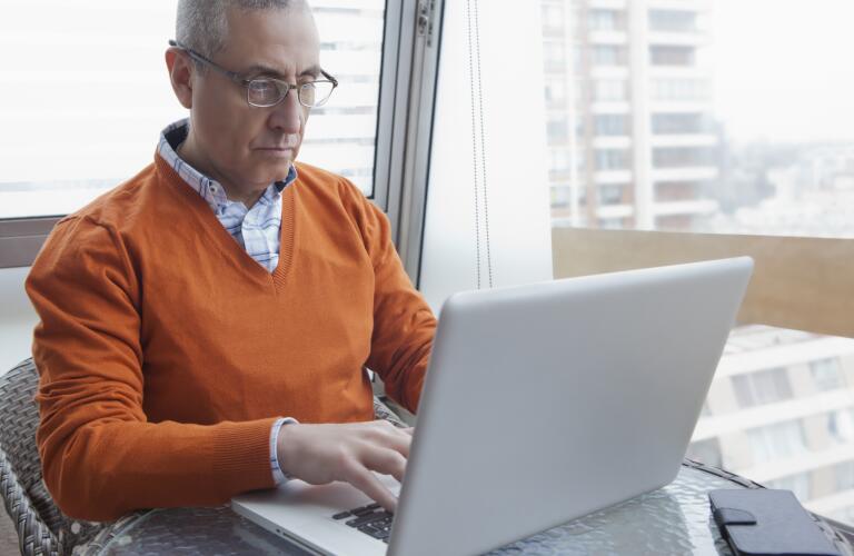 Man on laptop